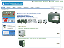 Tablet Screenshot of depositosycisternas.com